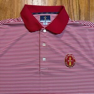 Footjoy Shirt Men's Large‎ Red U.S. Amateur Atlanta Athletic Club Golf Polo 2014